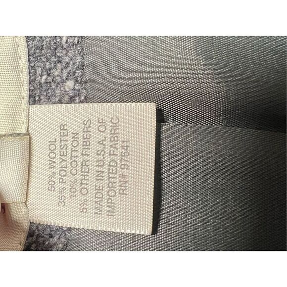 J.Jill woman’s 14 gray tweed wool blend blazer skirt set casual career - Picture 14 of 15